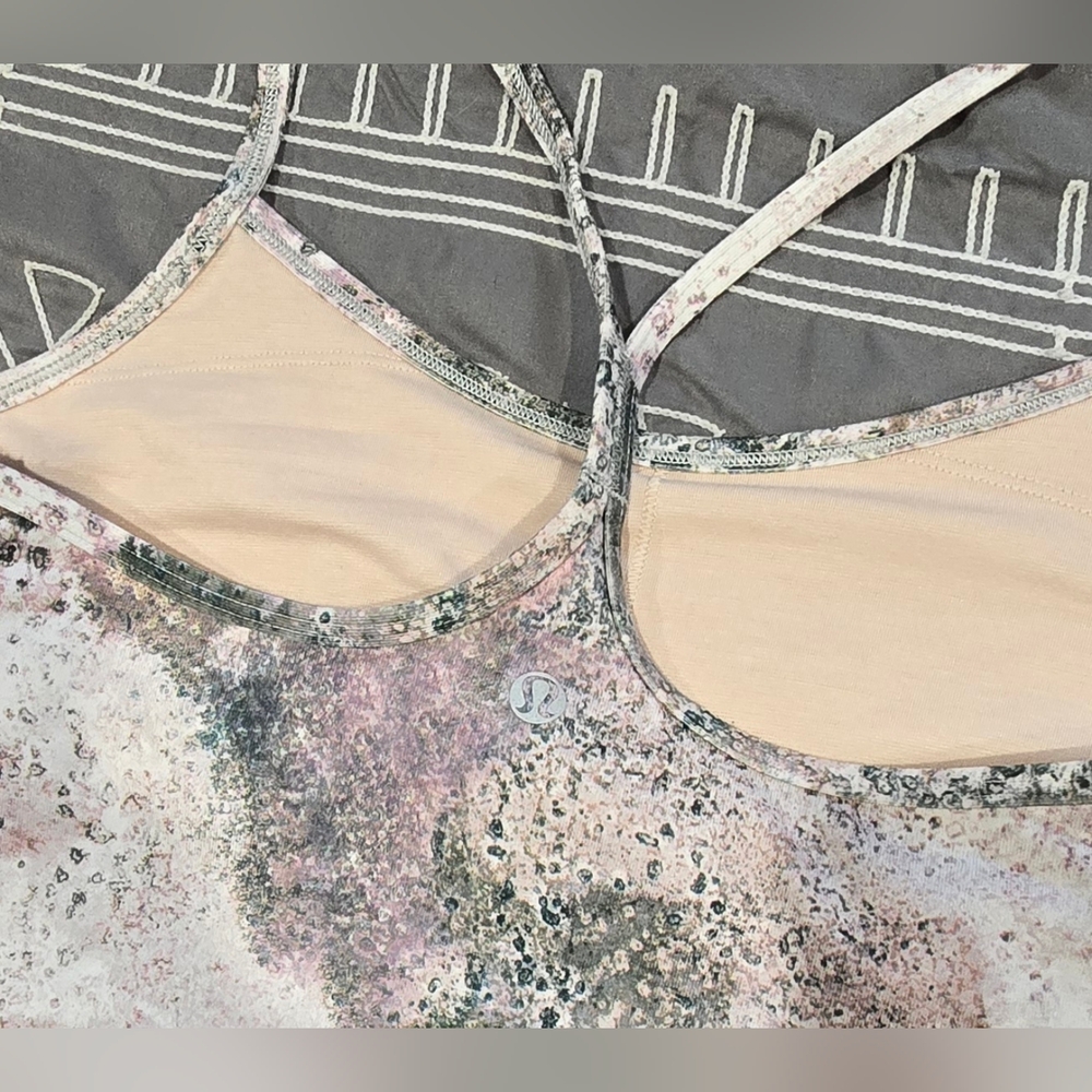Lululemon Power Y Tank In Sugar Crush Multi Galaxy Print Size 6 - Picture 5 of 6